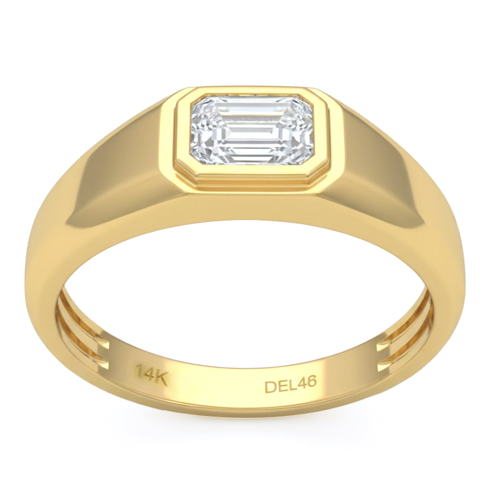 1.03ct 14K Yellow Gold Diamond Ring Size 6.5