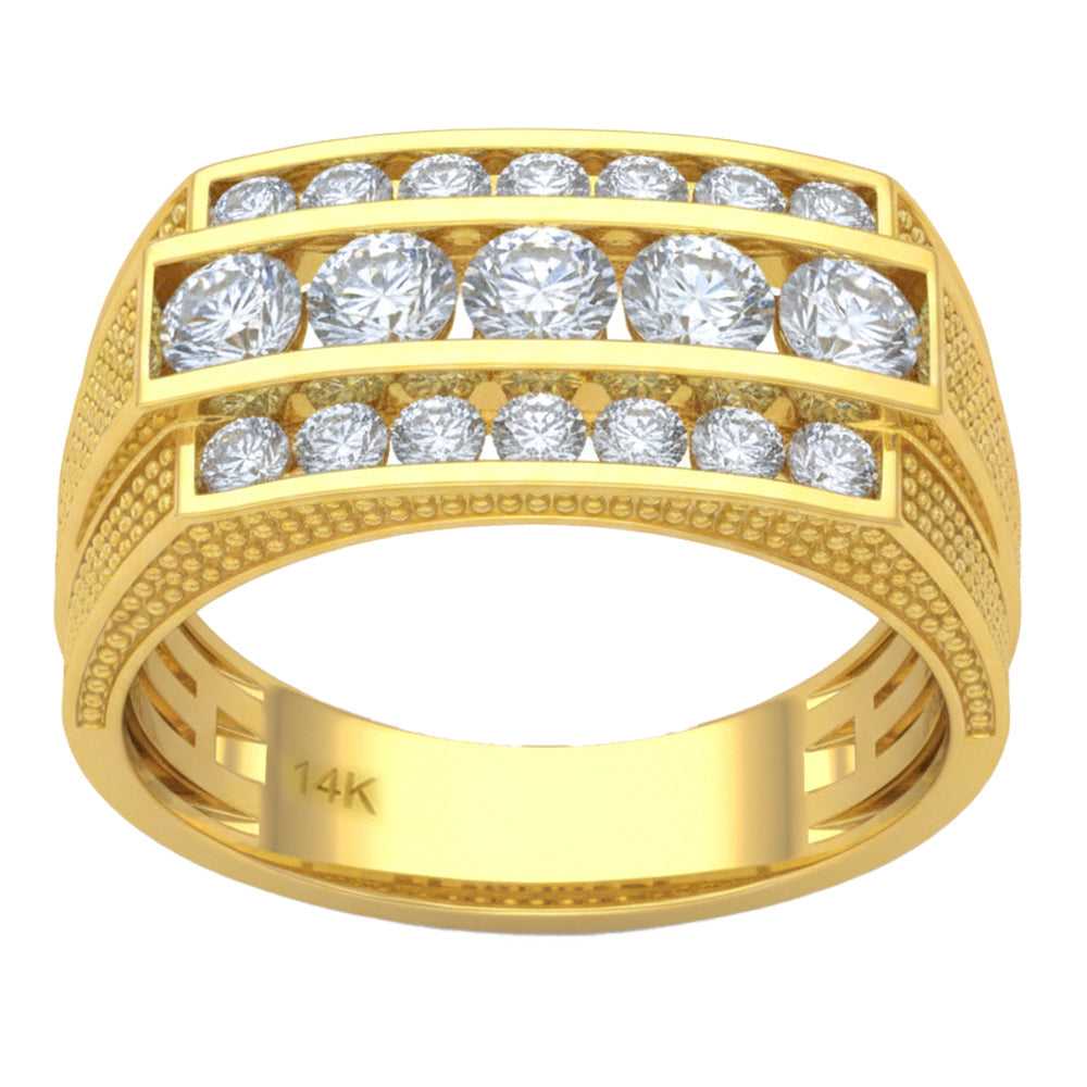 1.49ct 14K Yellow Gold Diamond Ring Size 6.5