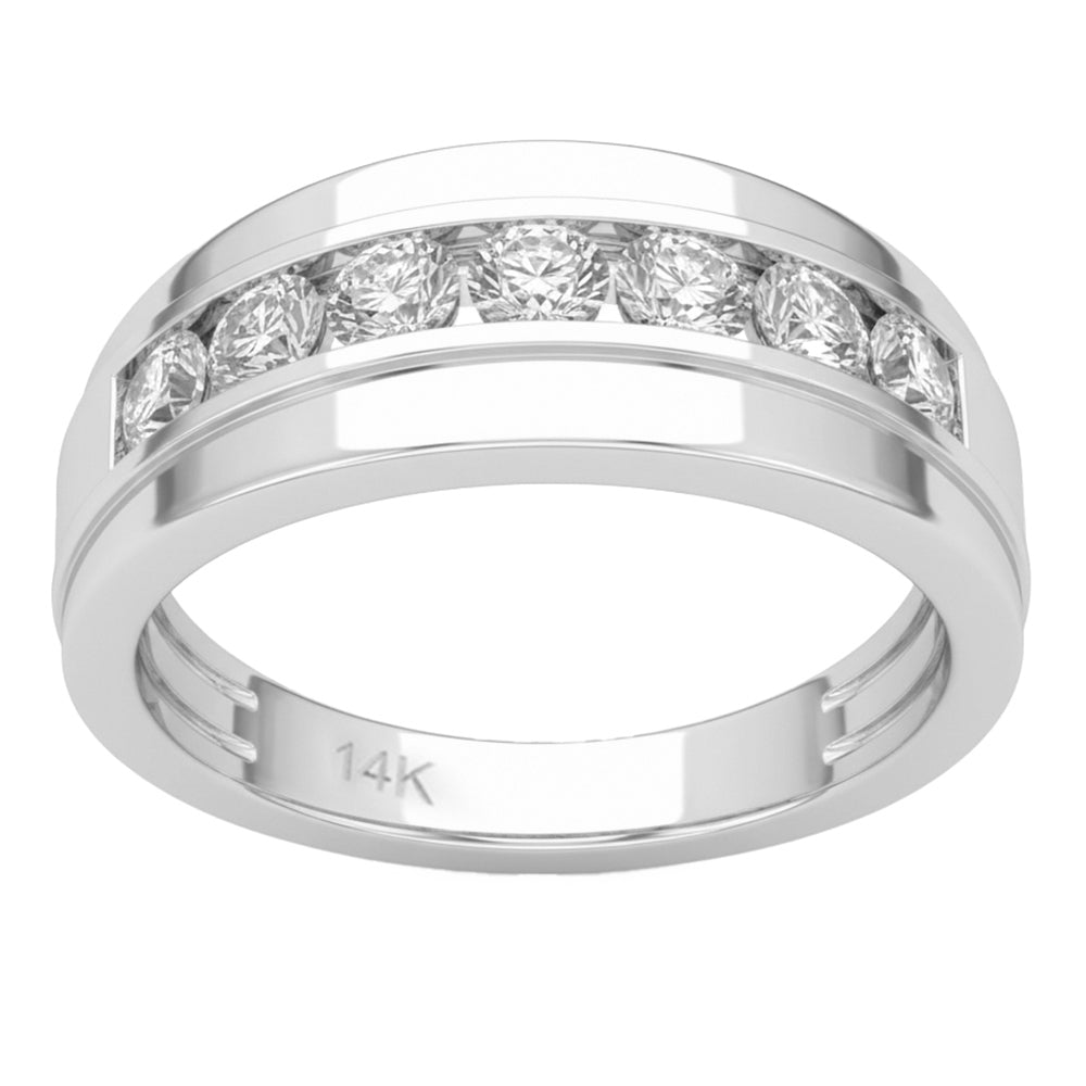 1.02ct 14K White Gold Diamond Ring Size 6.5