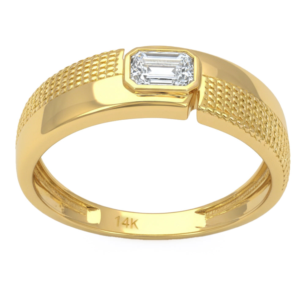 .49ct 14K Yellow Gold Diamond Ring Size 6.5