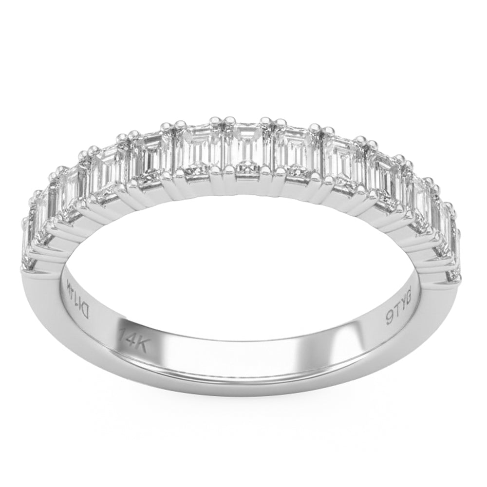 1.07ct 14K White Gold Diamond Ring Size 6.5