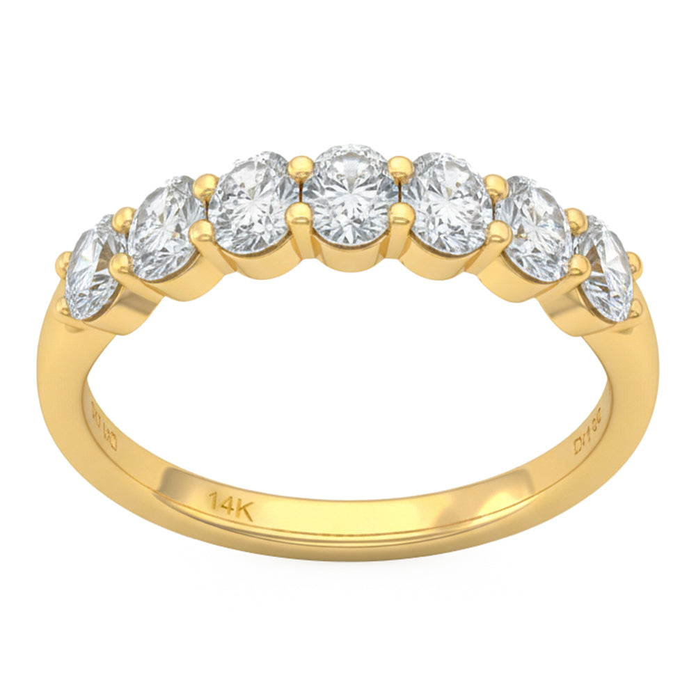 1.08ct 14K Yellow Gold Diamond Ring Size 6.5