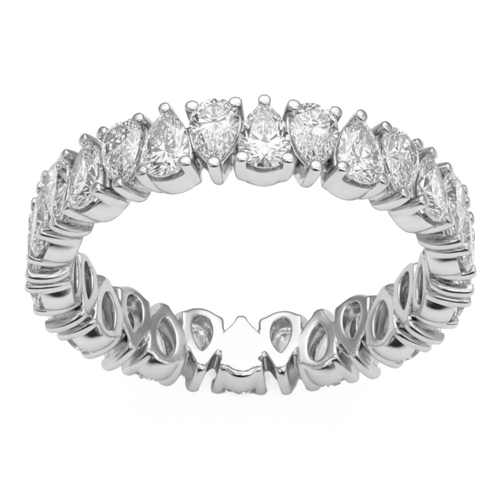 2.22ct 14K White Gold Diamond Ring Size 6.5