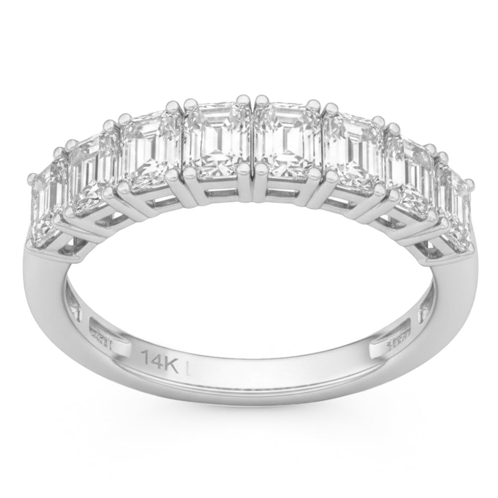 1.92ct 14K White Gold Diamond Ring Size 6.5