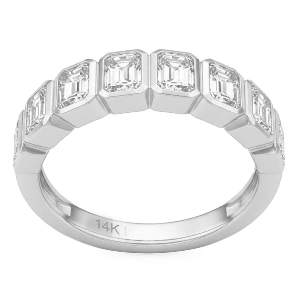 1.92ct 14K White Gold Diamond Ring Size 6.5
