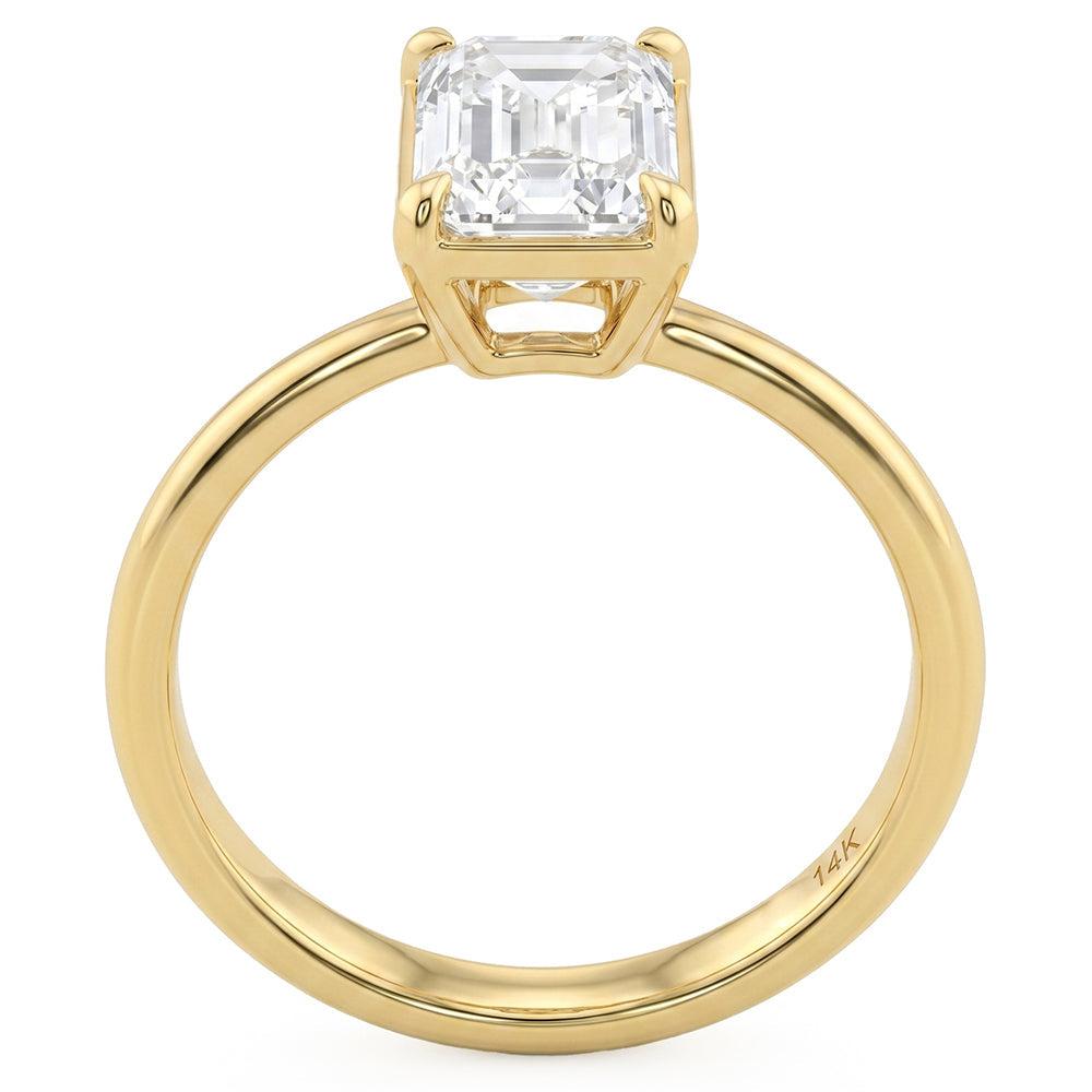 2.03ct 14K Yellow Gold Diamond Ring Size 6.5