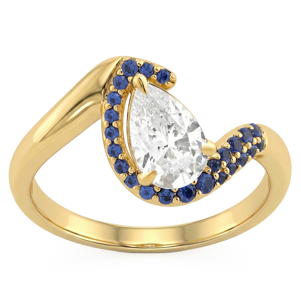 1.03ct 14K Yellow Gold Diamond Ring Size 6.5