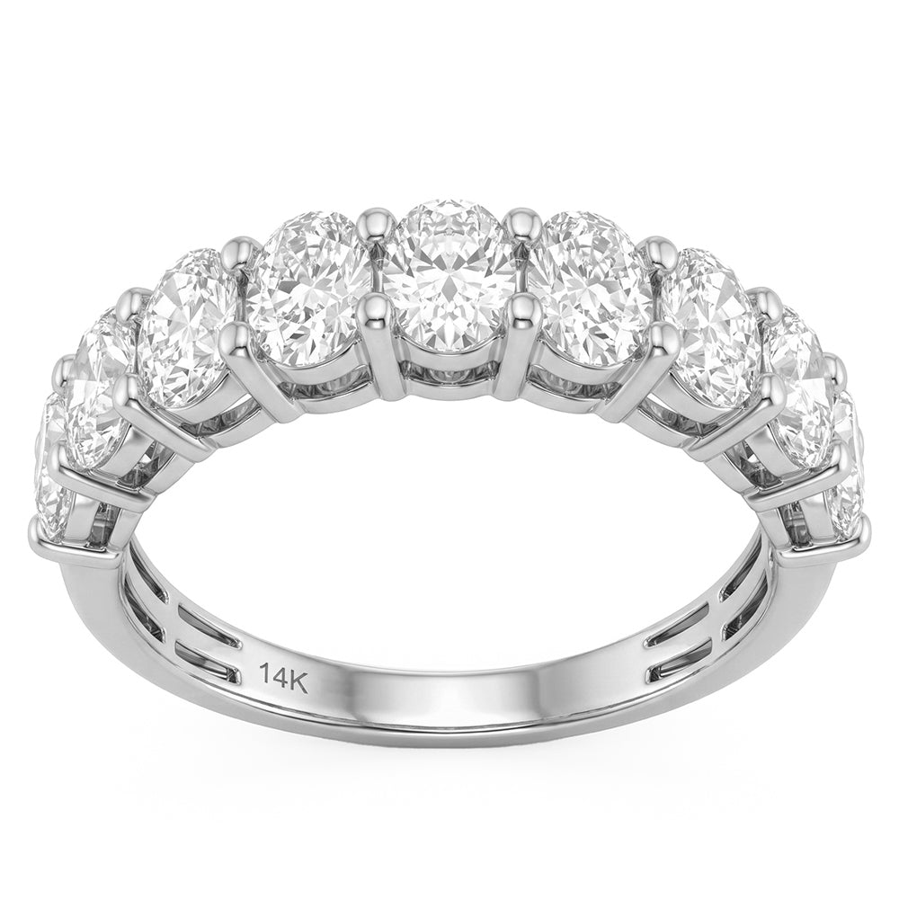 1.16ct 14K White Gold Diamond Ring Size 6.5