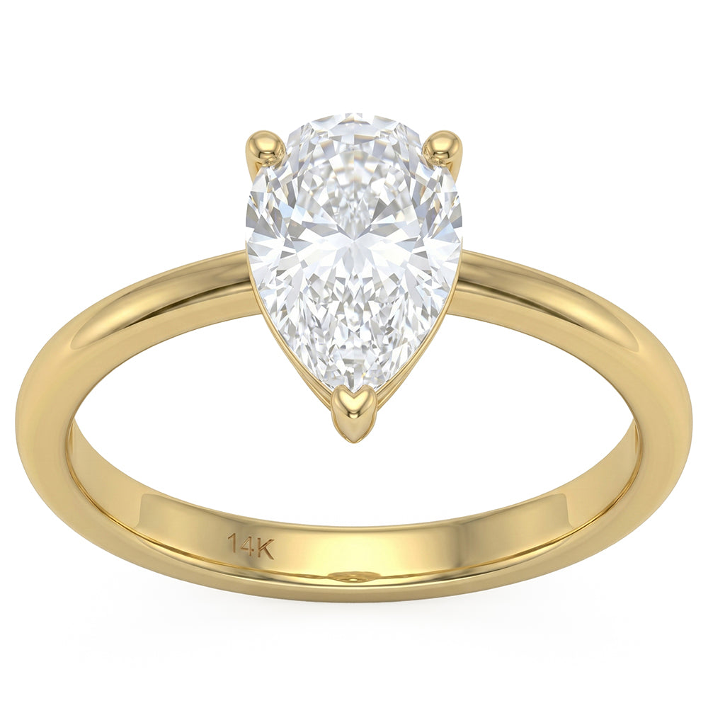 1.00ct 14K White Gold Diamond Ring Size 6.5