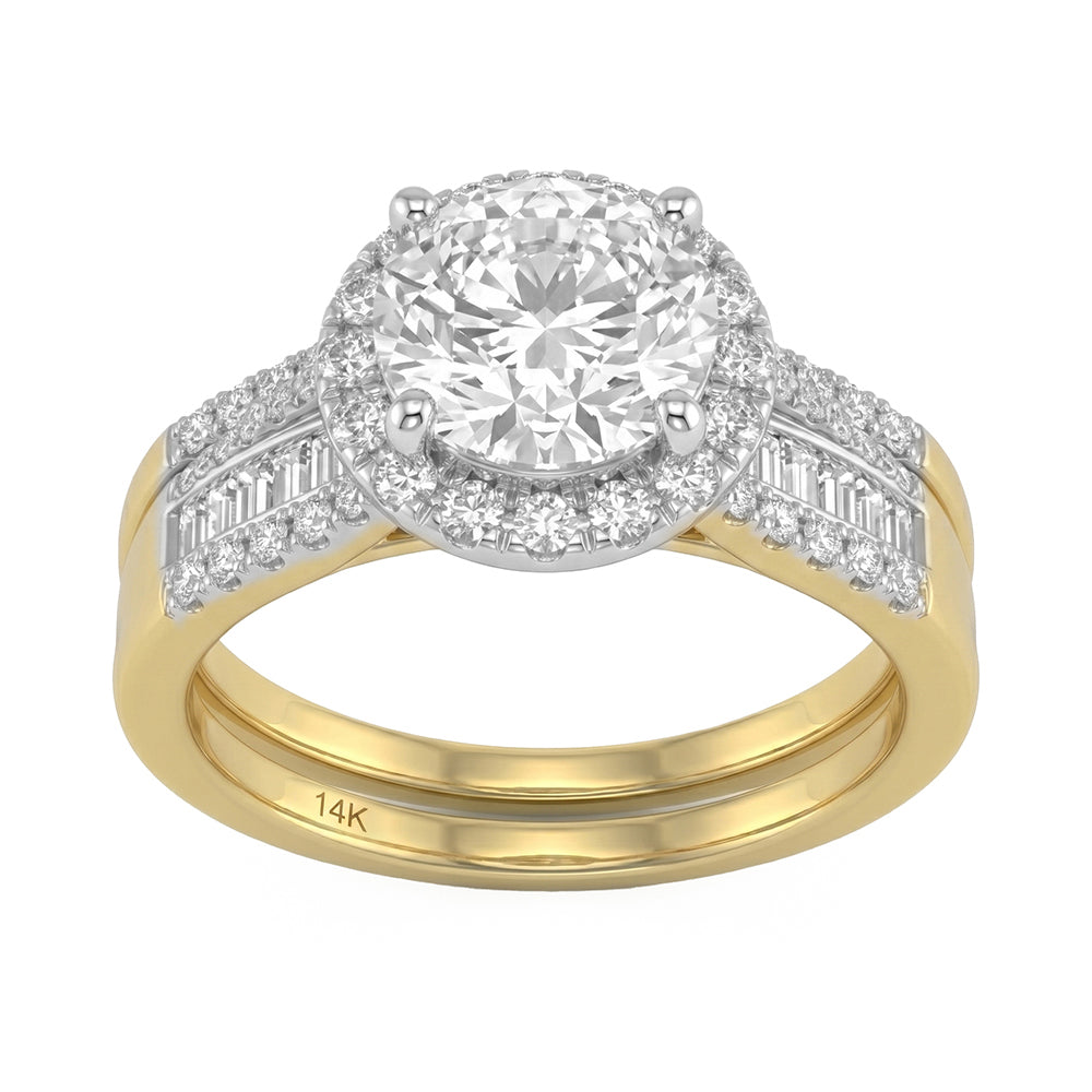 1.48ct 14K Yellow Gold Diamond Ring Size 6.5