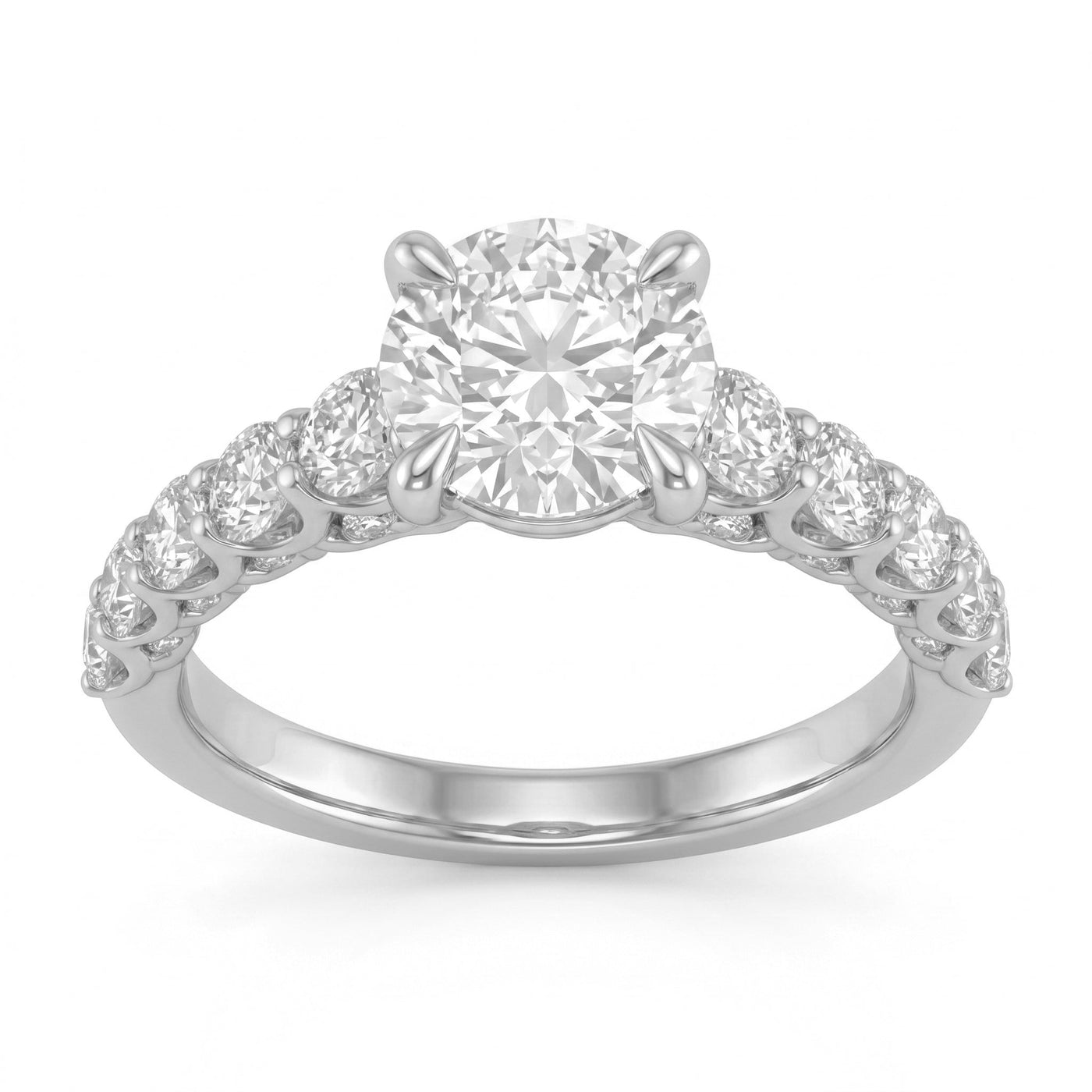 3.39ct 14K Yellow Gold Diamond Ring Size 6.5