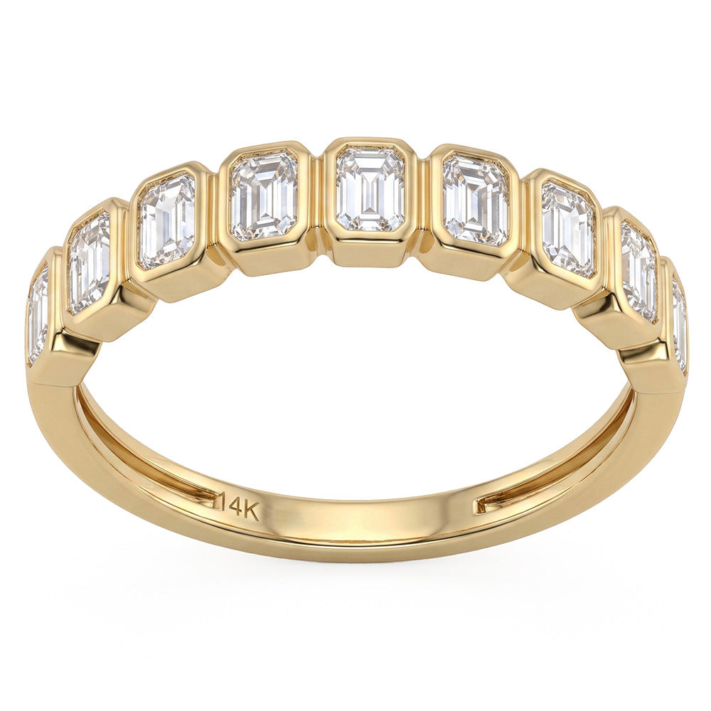 .90ct 14K Yellow Gold Diamond Ring Size 6.5