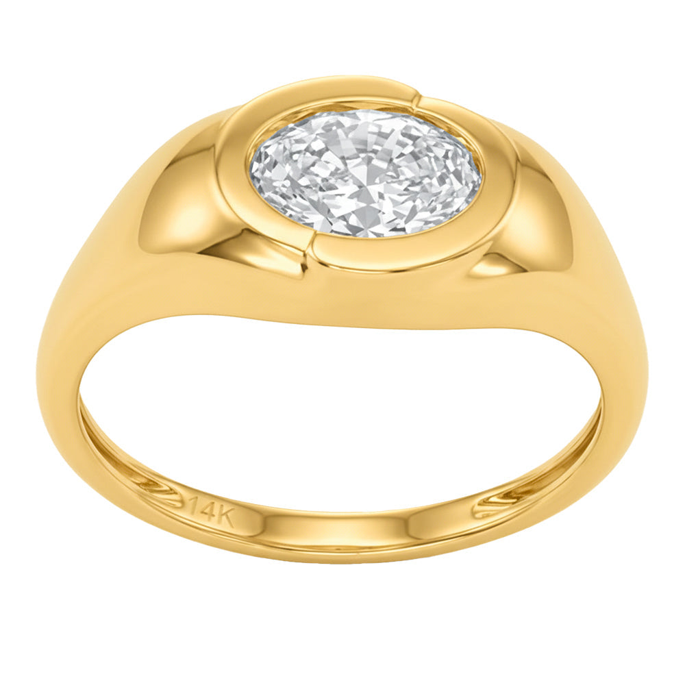 1.02ct 14K Yellow Gold  Diamond Ring Size 6.5