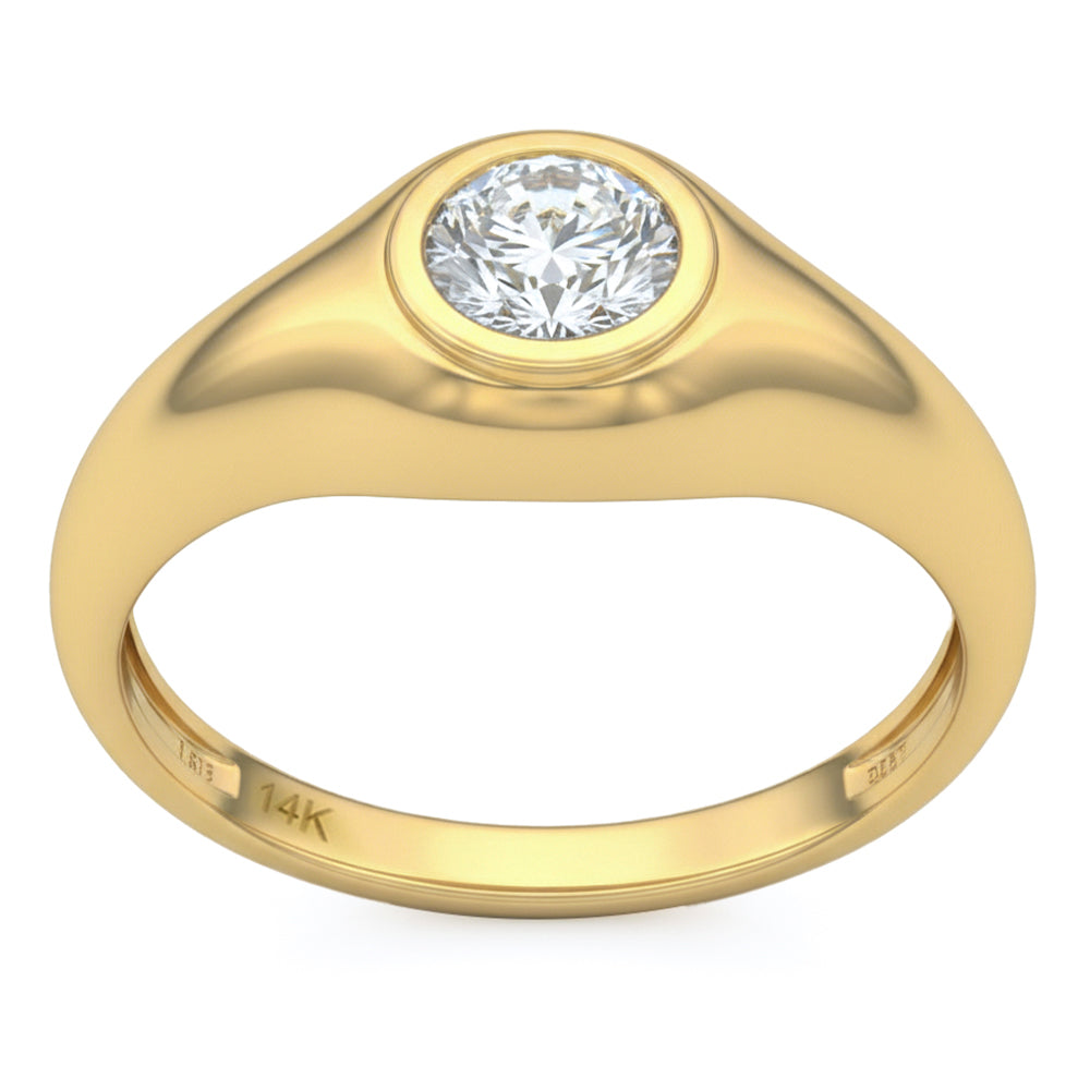 1.05ct 14K Yellow Gold  Diamond Ring Size 6.5