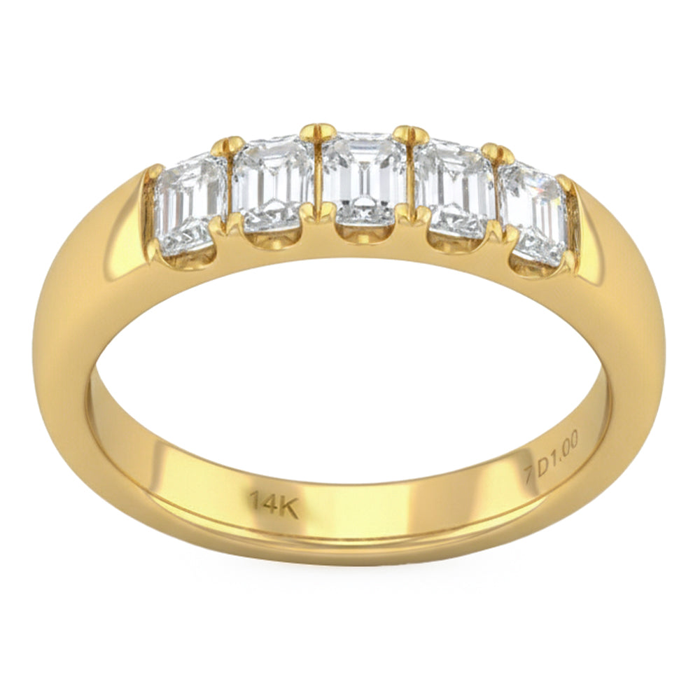 .99ct 14K Yellow Gold  Diamond Ring Size 6.5