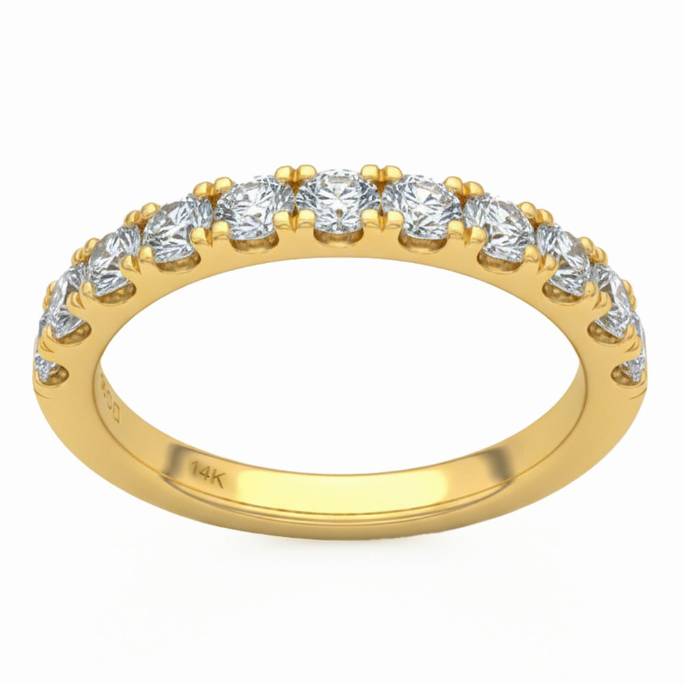 1.00ct 14K Yellow Gold  Diamond Ring Size 6.5