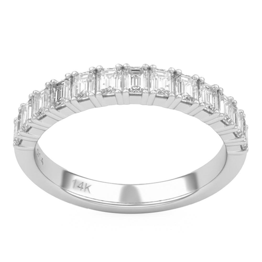 2.21ct 14K White Gold  Diamond Ring Size 6.5