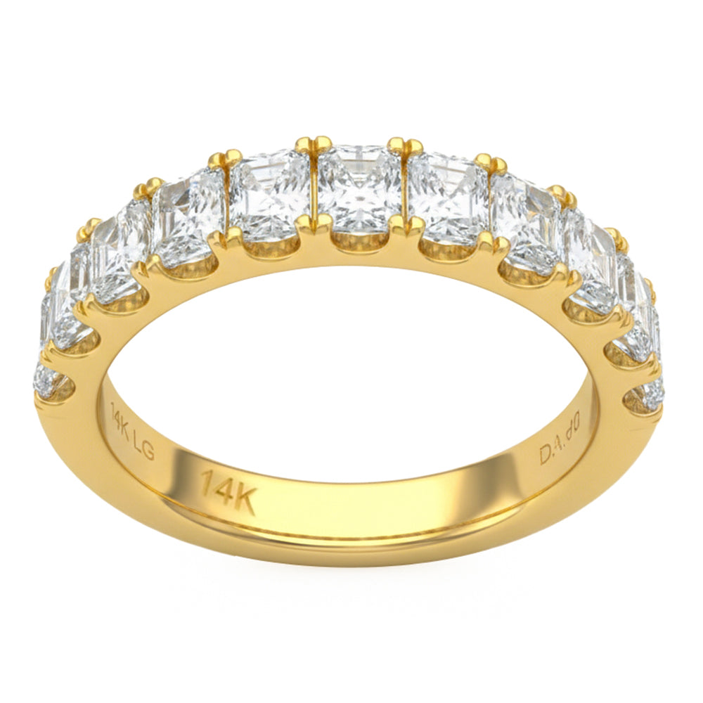 2.20ct 14K Yellow Gold  Diamond Ring Size 6.5