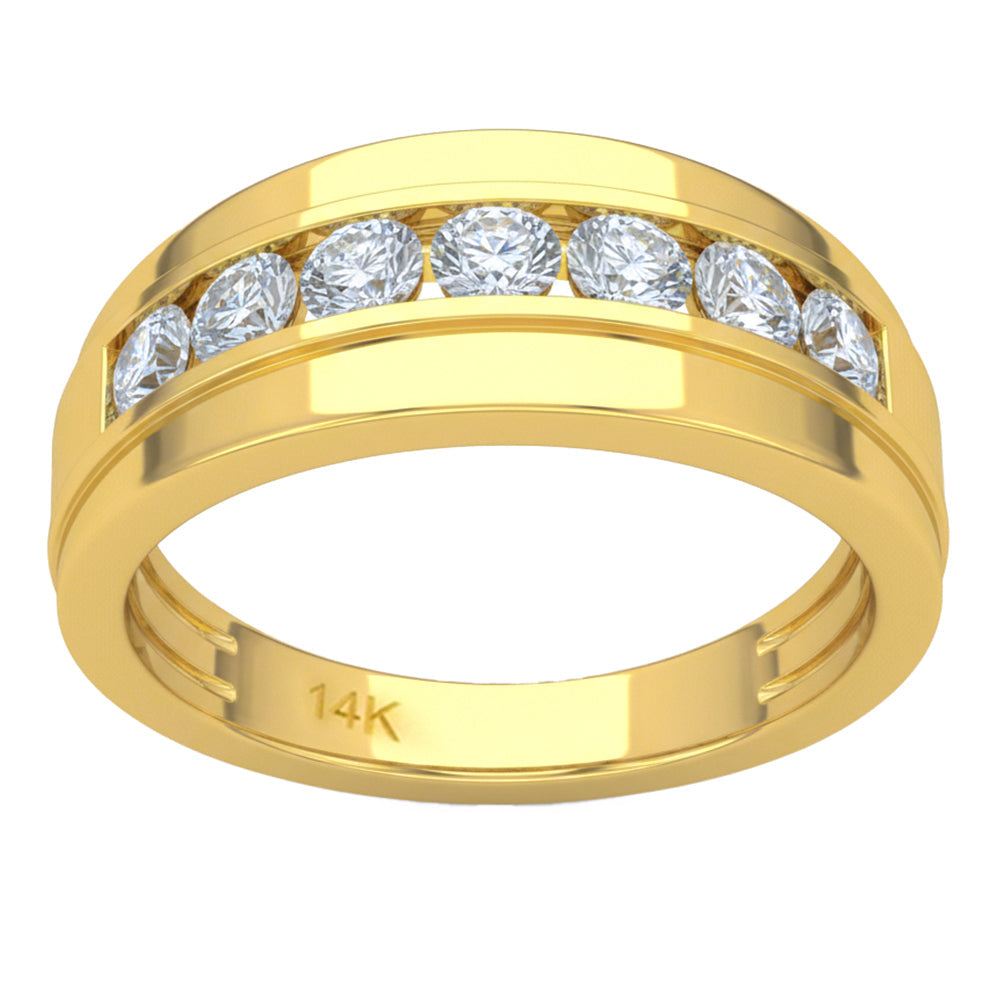 1.02ct 14K Yellow Gold  Diamond Ring Size 6.5