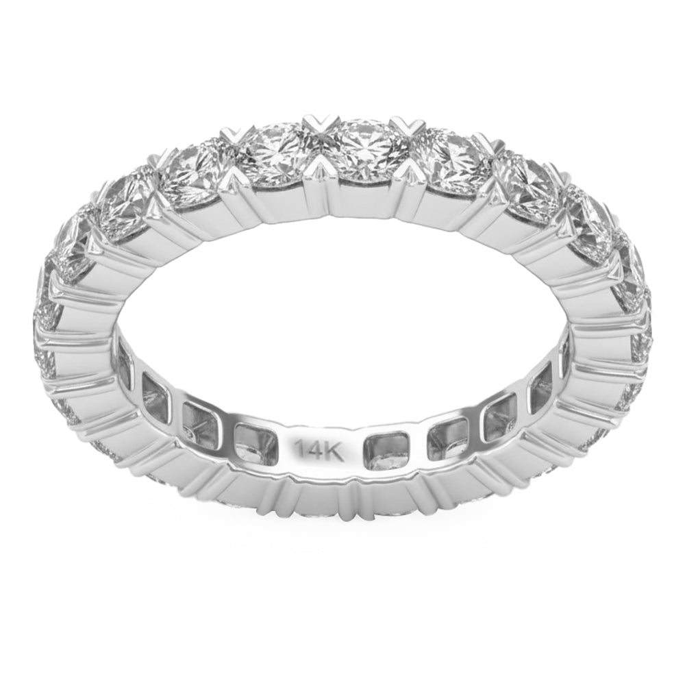 2.30ct 14K White Gold  Diamond Ring Size 6.5