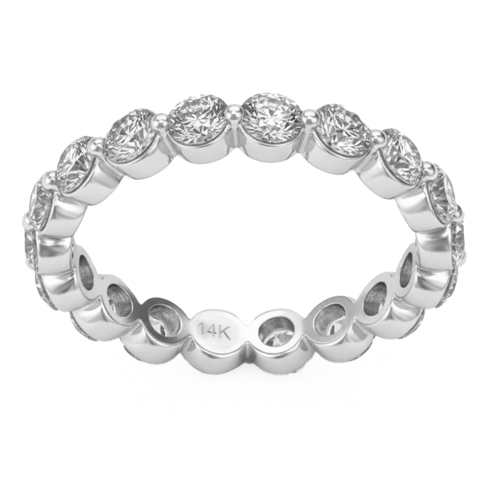 1.97ct 14K White Gold  Diamond Ring Size 6.5