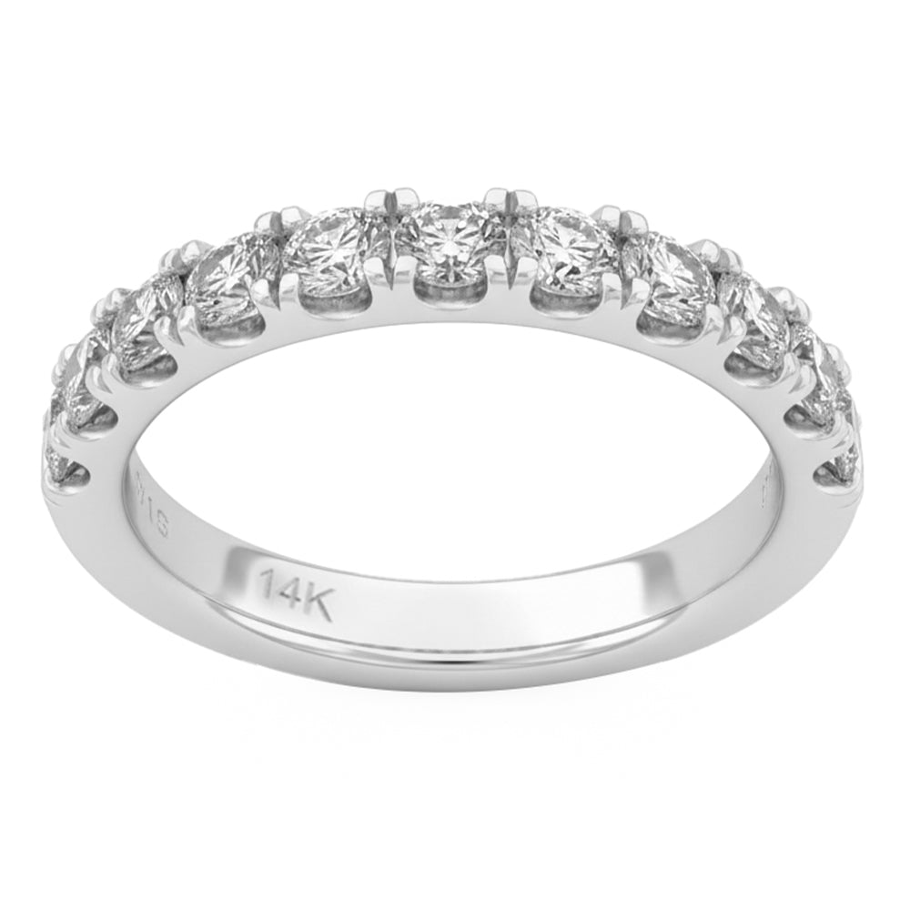 .98ct 14K White Gold  Diamond Ring Size 6.5