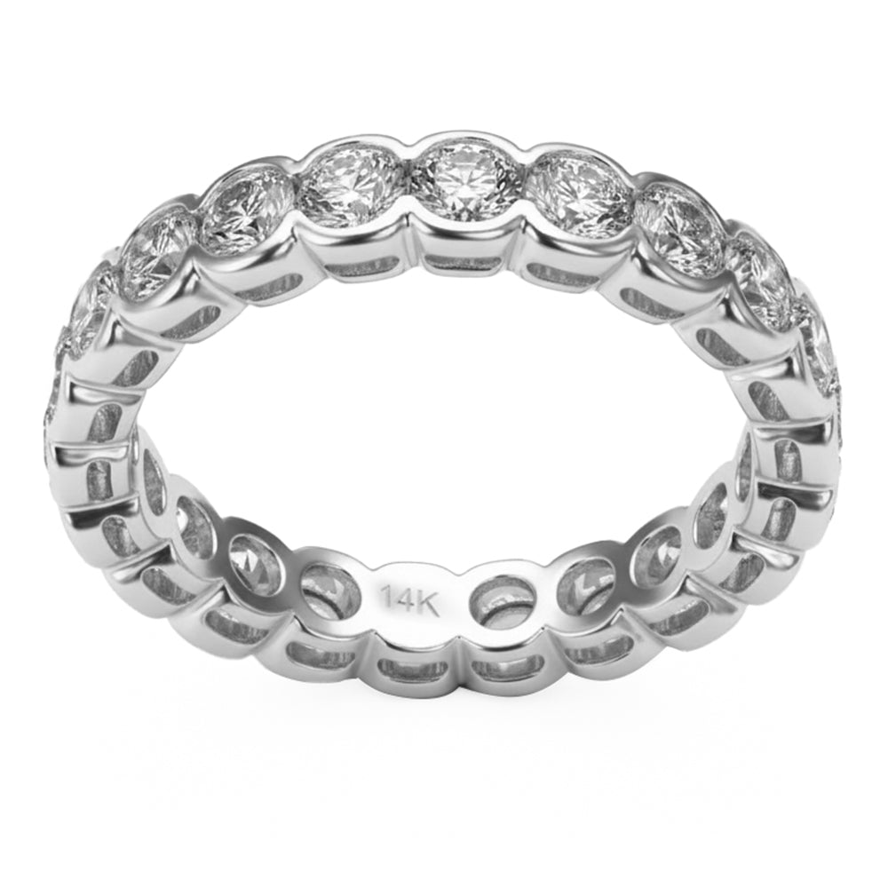 1.97ct 14K White Gold  Diamond Ring Size 6.5