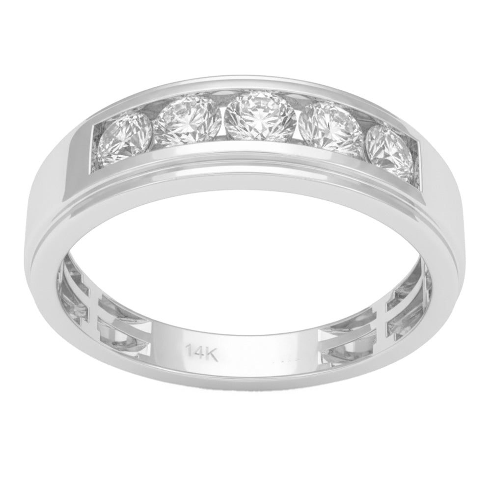 .99ct 14K White Gold  Diamond Ring Size 6.5