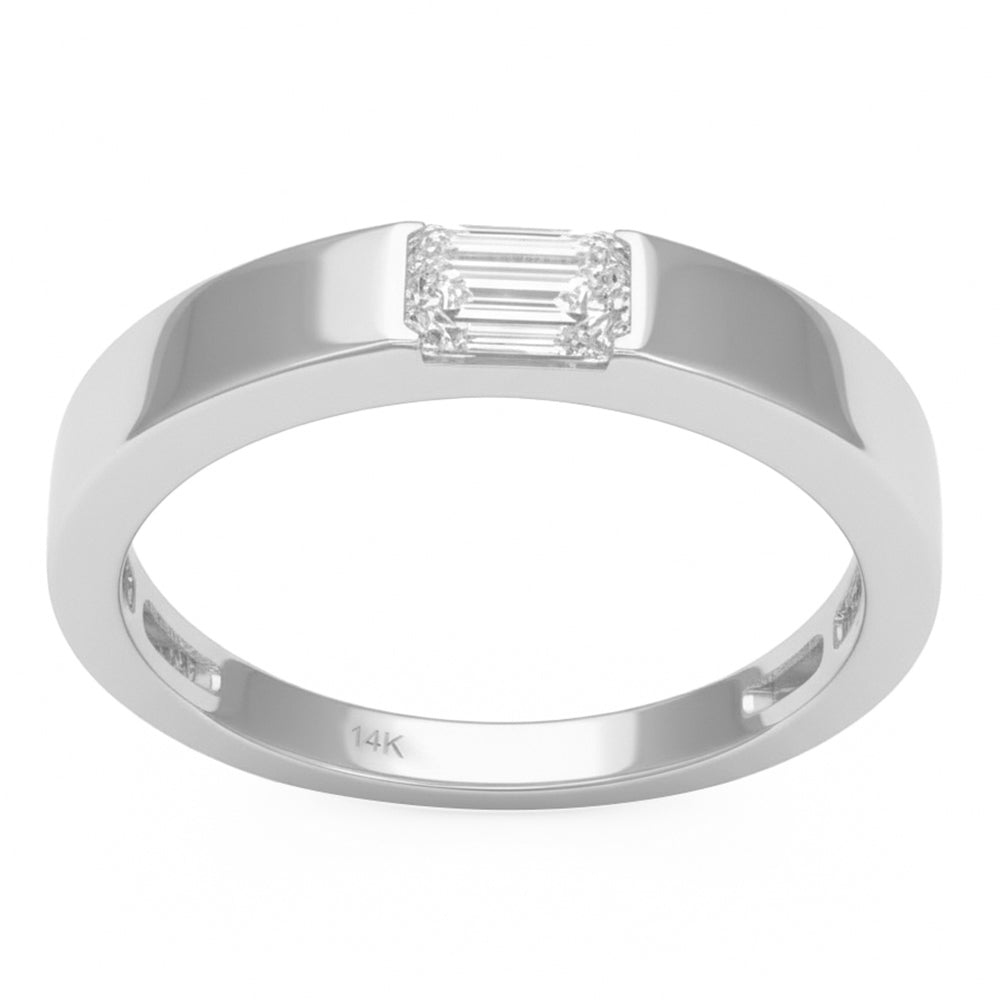 .67ct 14K White Gold  Diamond Ring Size 6.5