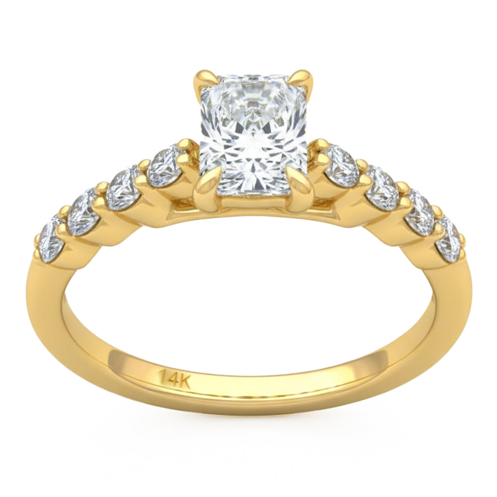 1.55ct 14K Yellow Gold  Diamond Ring Size 6.5