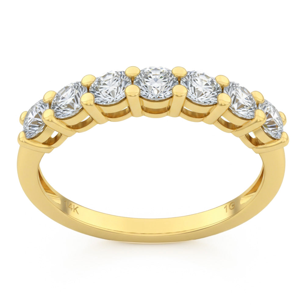 1.03ct 14K Yellow Gold  Diamond Ring Size 6.5