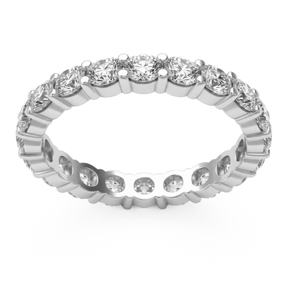 1.97ct 14K White Gold  Diamond Ring Size 6.5