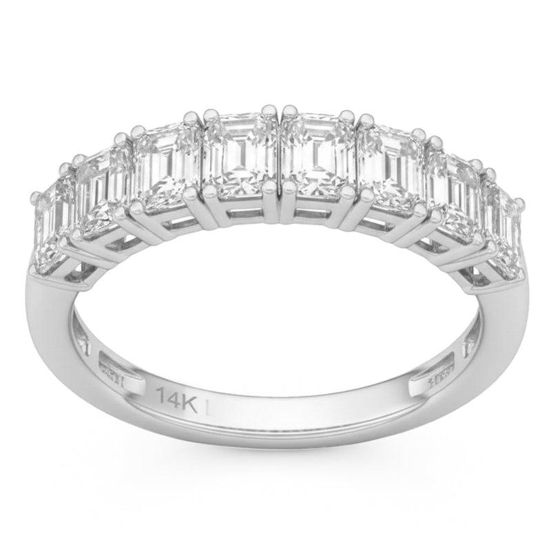 1.92ct 14K White Gold Lab Grown Diamond Ring Size 6.5