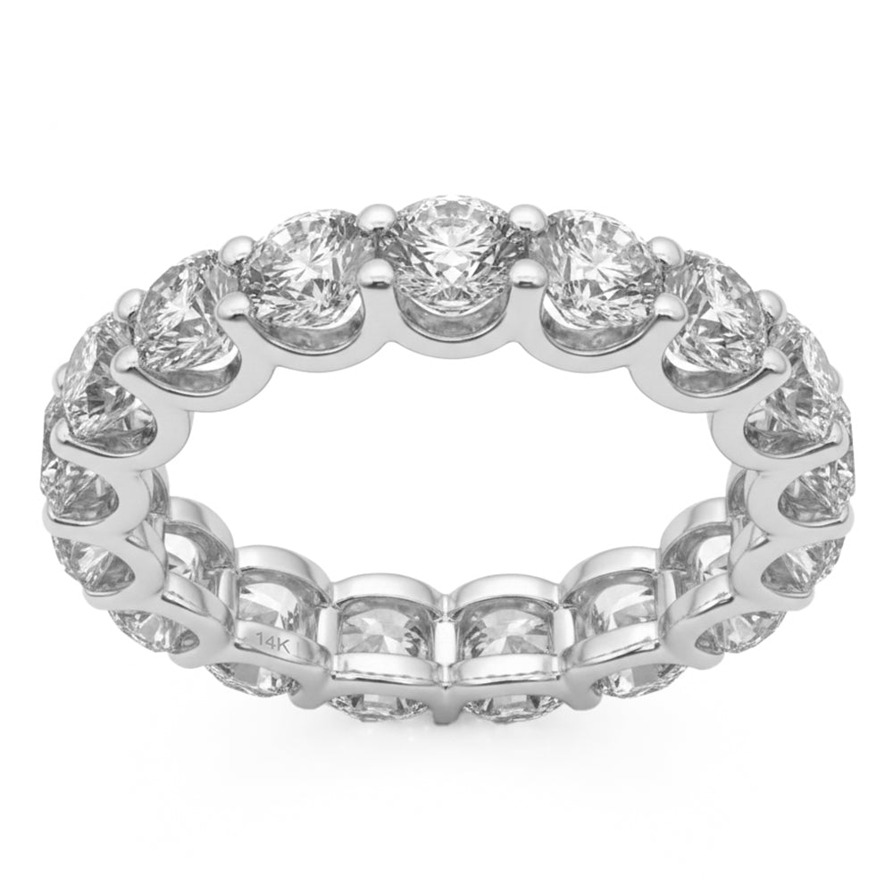 4.25ct 14K White Gold  Diamond Ring Size 6.5
