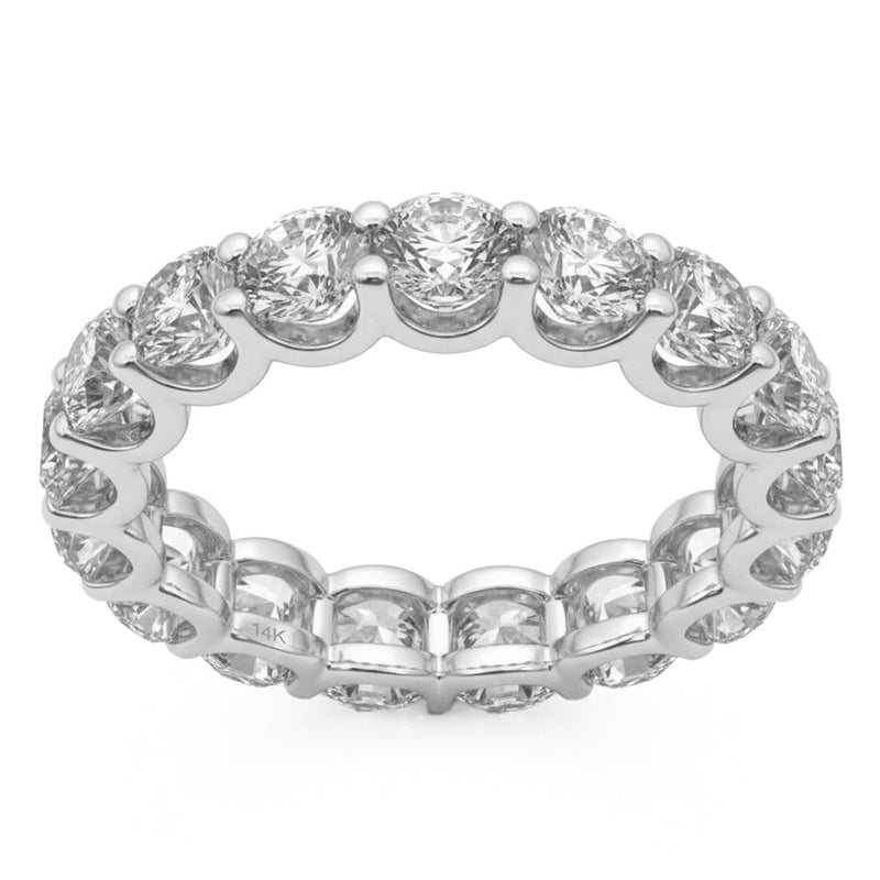 4.25ct 14K White Gold Lab Grown Diamond Ring Size 6.5