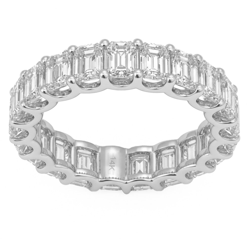 5.04ct 14K White Gold  Diamond Ring Size 6.5