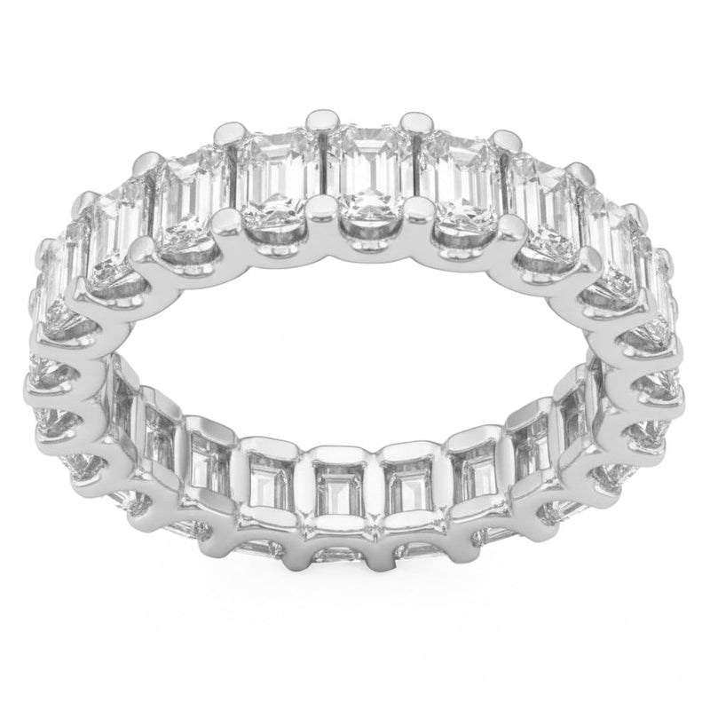4.01ct 14K White Gold Lab Grown Diamond Ring Size 6.5