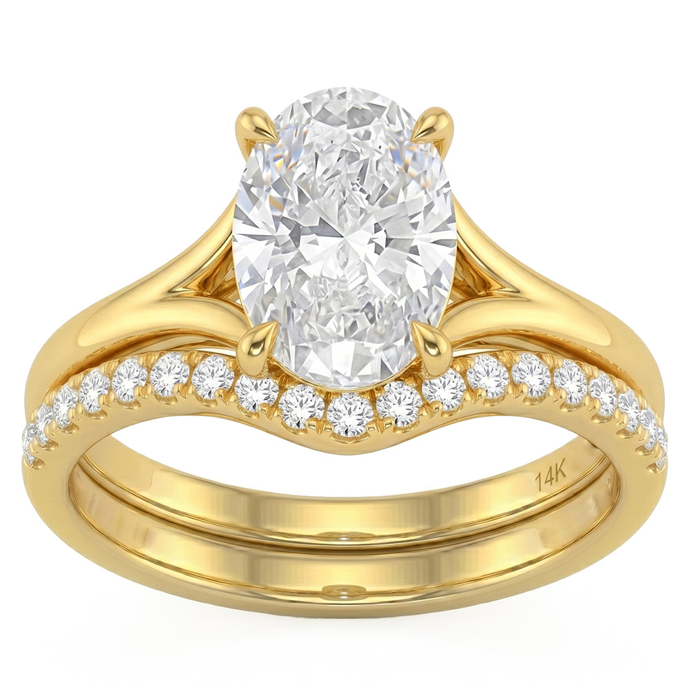 3.75ct 14K White Gold  Diamond Ring Size 6.5
