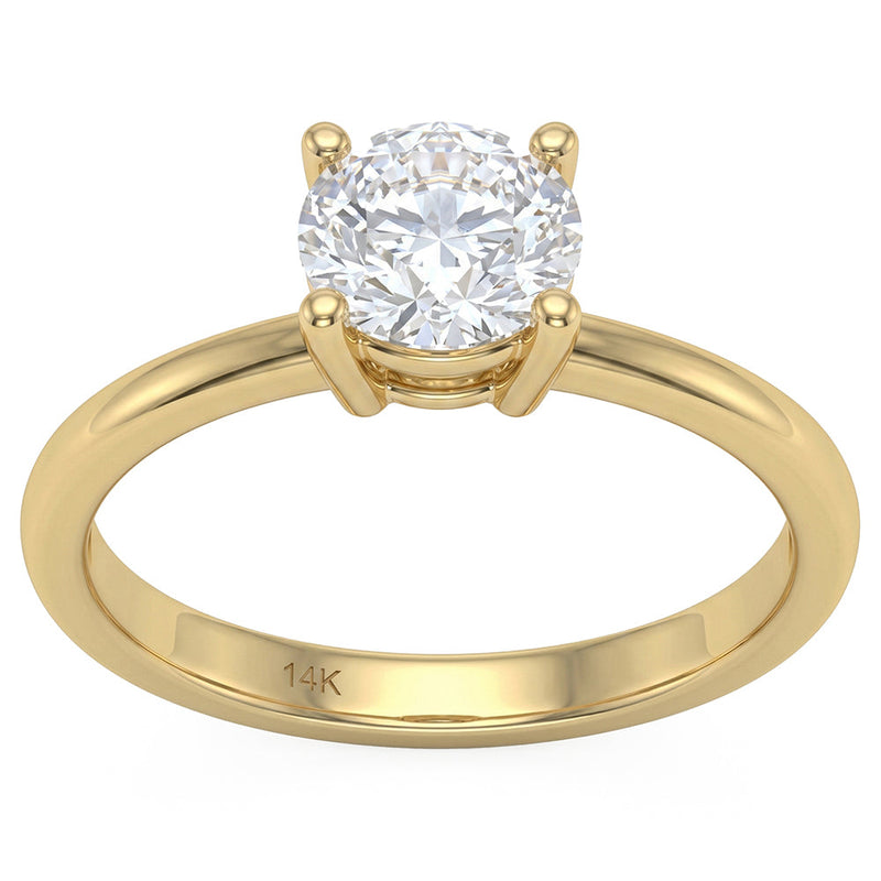 1.00ct 14K White Gold Lab Grown Diamond Ring Size 6.5