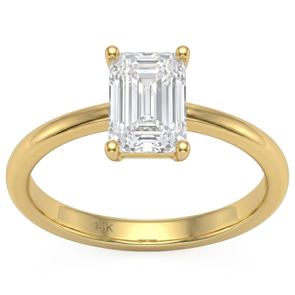 1.00ct 14K Yellow Gold  Diamond Ring Size 6.5