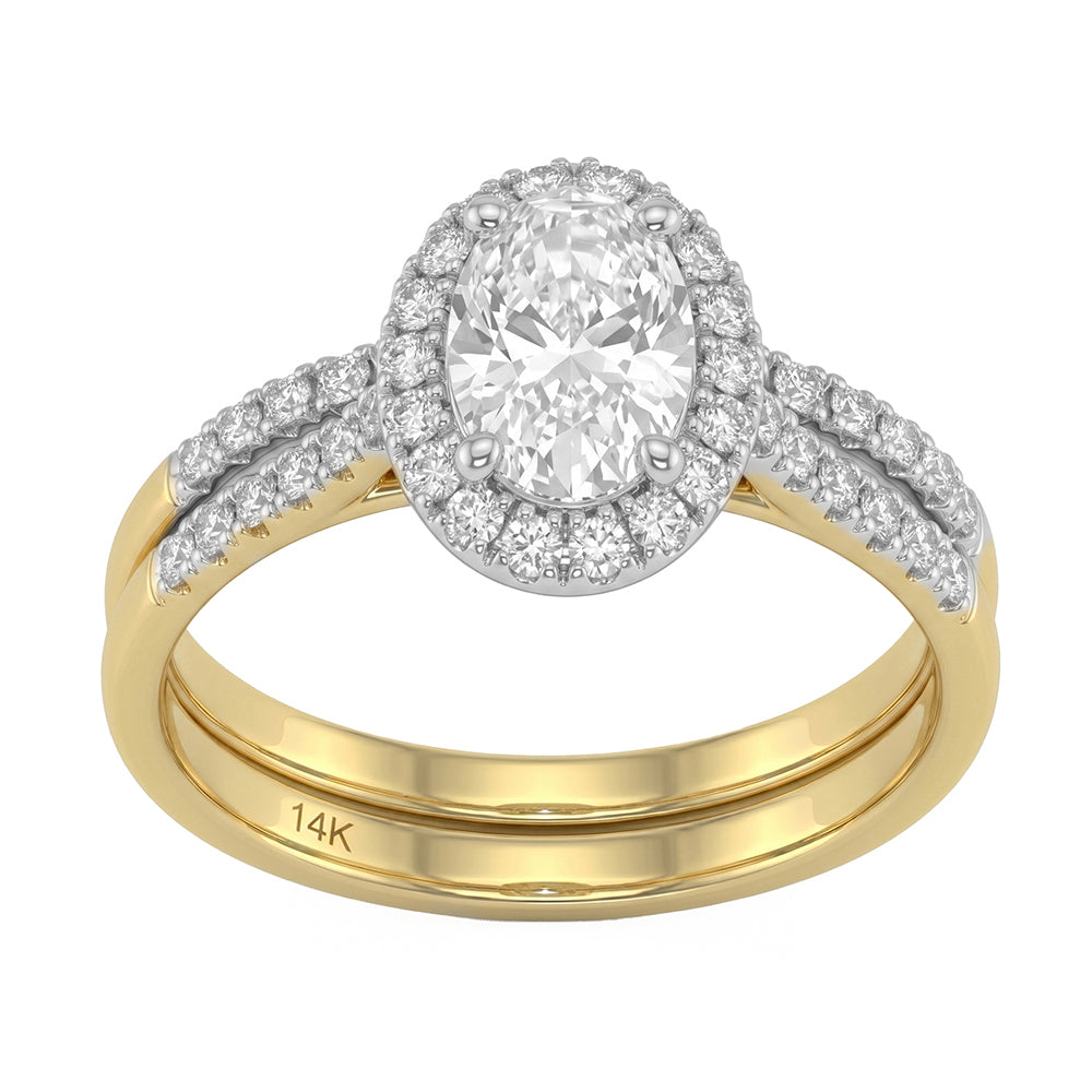 1.51ct 14K Yellow Gold  Diamond Ring Size 6.5