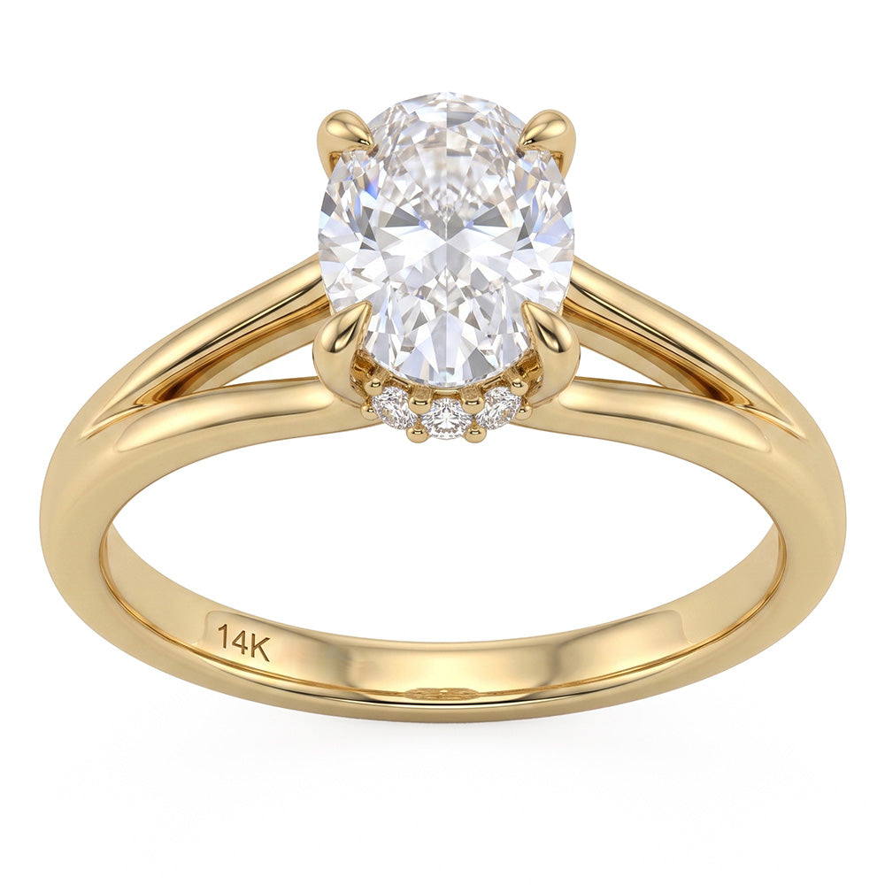 1.13ct 14K Yellow Gold  Diamond Ring Size 6.5