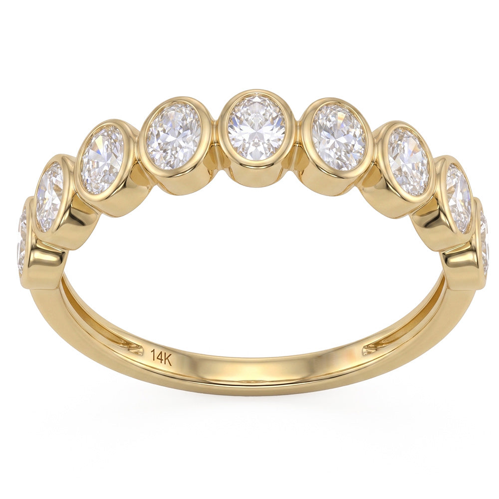 .81ct 14K Yellow Gold  Diamond Ring Size 6.5