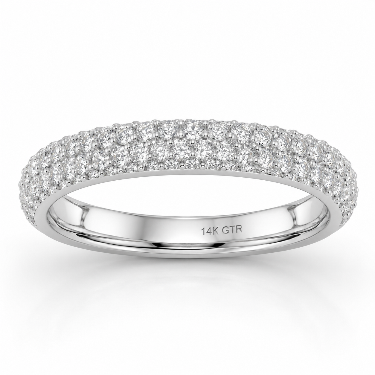 .25ct 14K White Gold  Diamond Ring Size 6.5