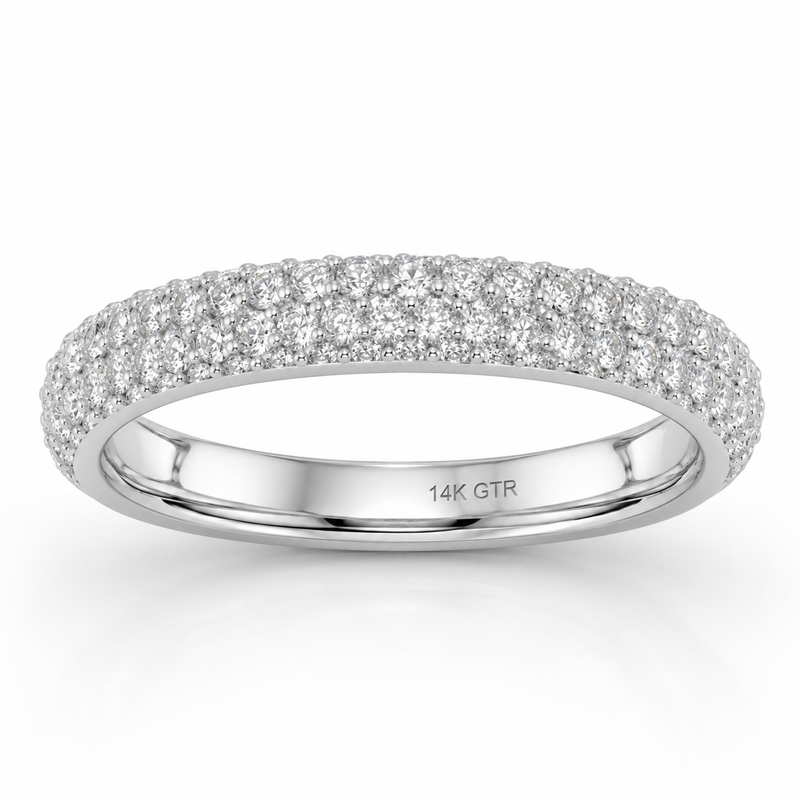.25ct 14K White Gold Lab Grown Diamond Ring Size 6.5